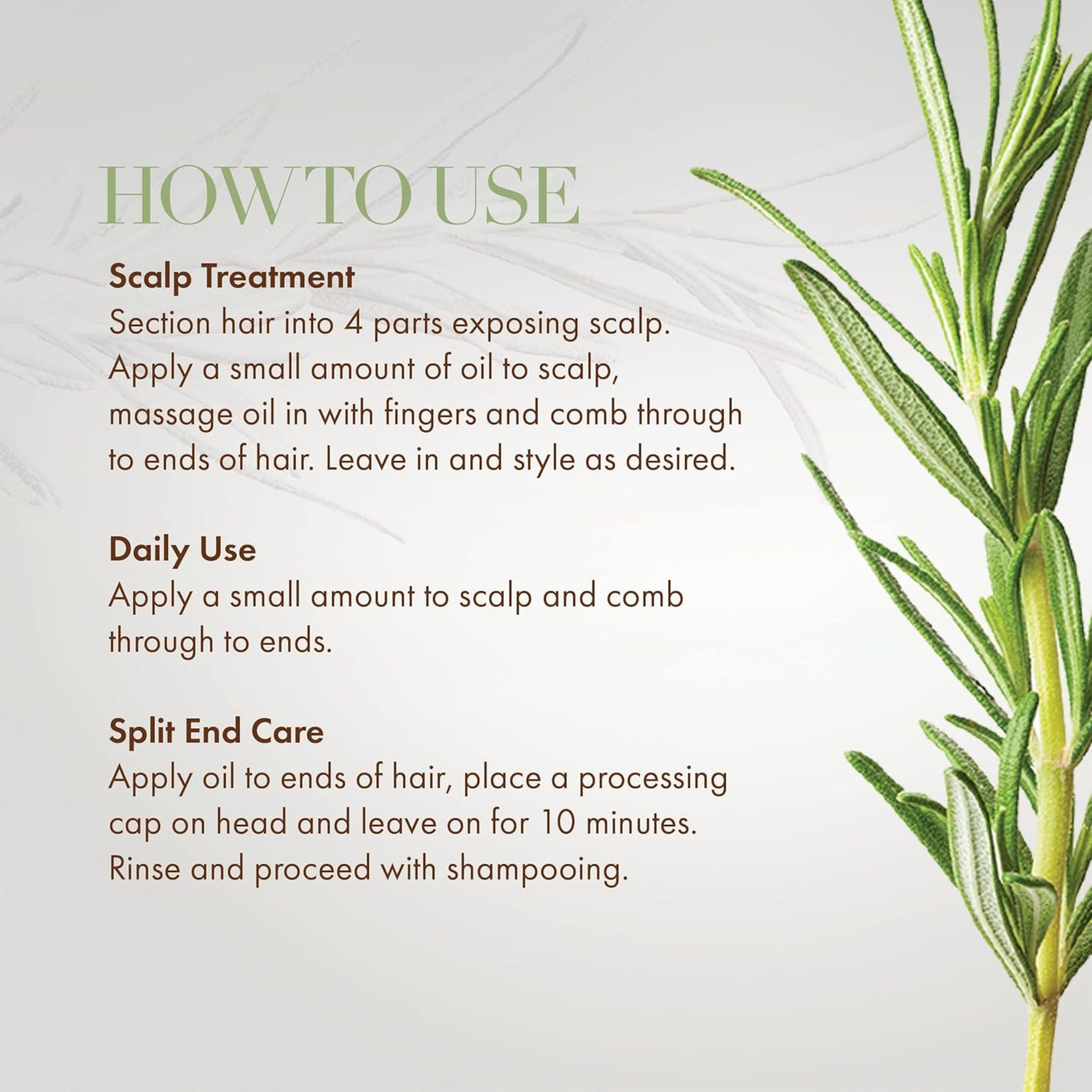 Rosemary Mint Scalp Hair Growth Oil 59ml