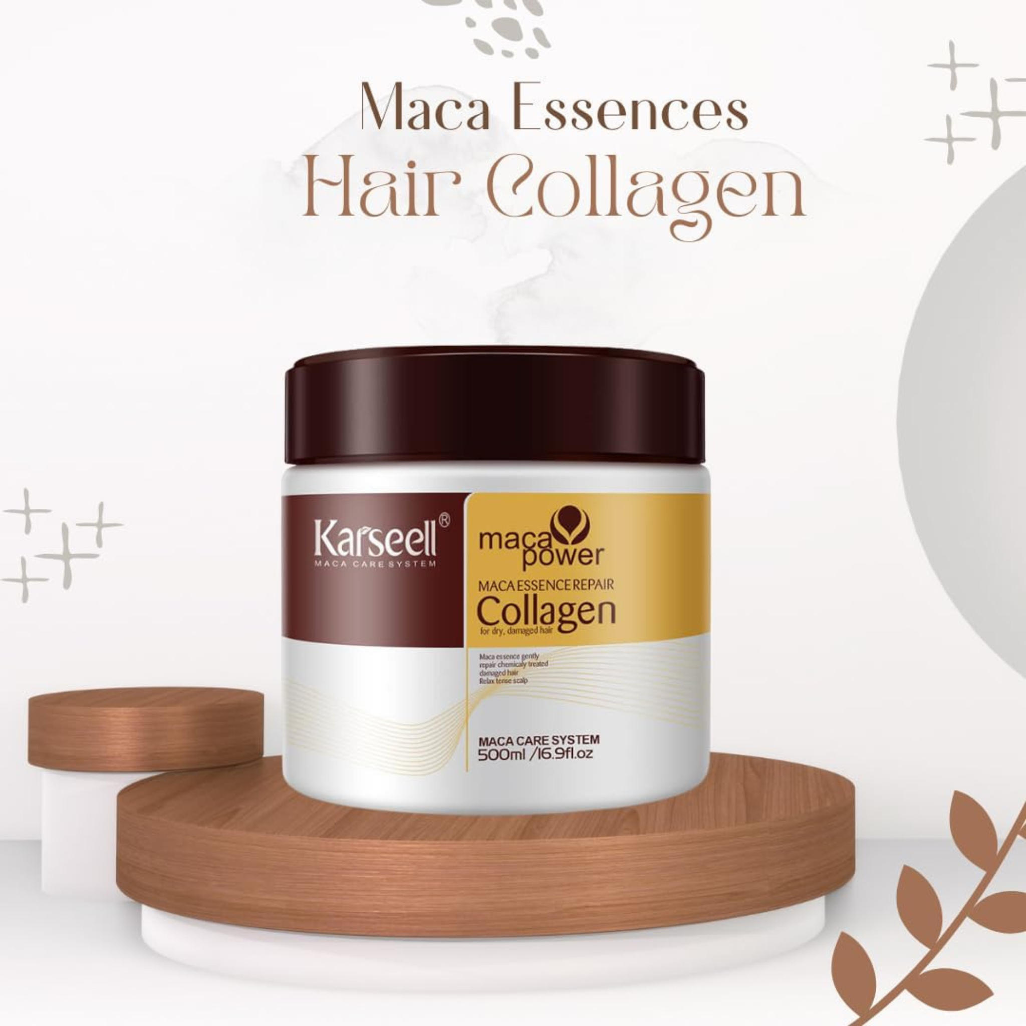 Karseell Collagen Maca Hair Mask 16.90 Fl oz 500ml