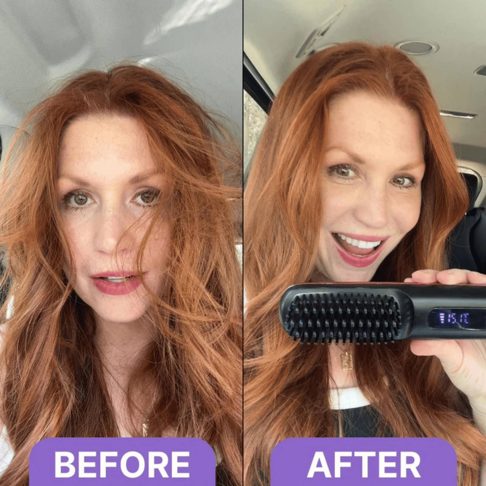 Portable Straightener Brush